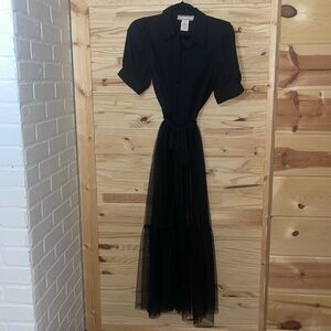 Flying Tomato Blouse with Mesh Detail Small